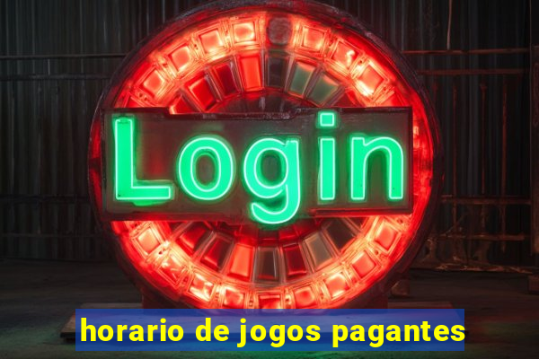 horario de jogos pagantes